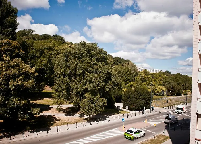Powisle With Balcony Apartment Warsaw